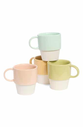 Flora Set of 4 Nesting Mugs