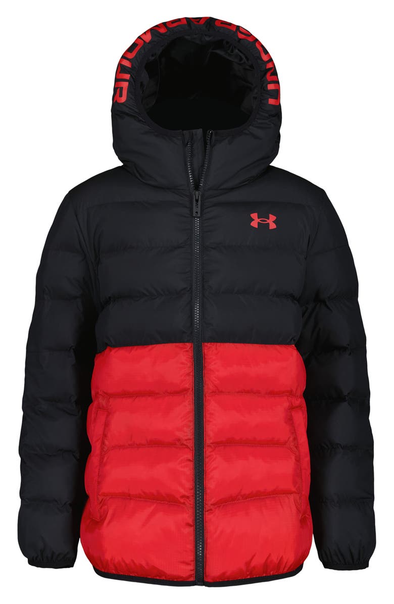 Under Armour Kids' Pronto Puffer Jacket, Main, color, Black