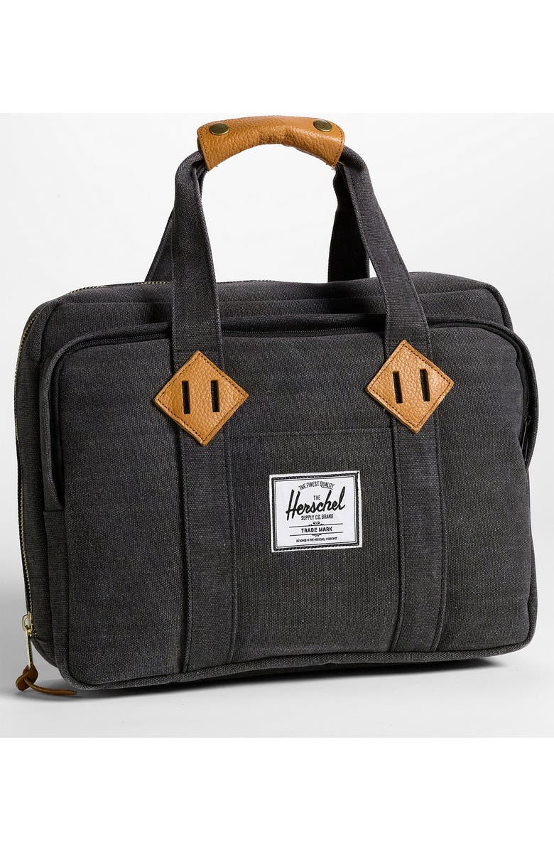 Herschel Supply Co. 'Oak' Cotton Canvas Laptop Briefcase, Main, color,