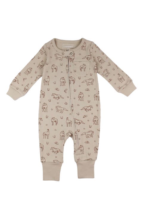 Kids' Organic Cotton Footless Two-Way Zip Jumpsuit