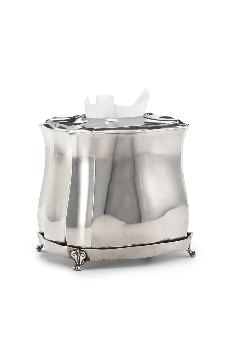 Sofia Tissue Cover, Main, color, SILVER