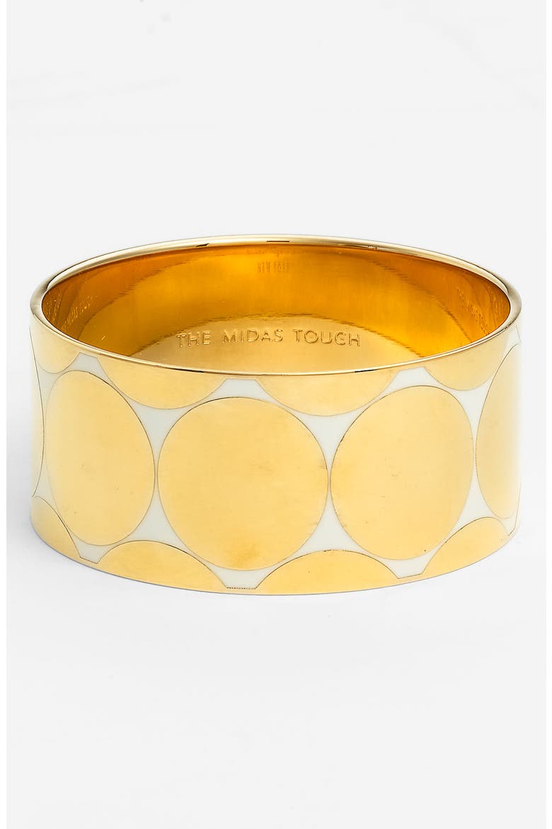 'idiom' wide bangle, Main, color, THE MIDAS TOUCH - GOLD/ CREAM