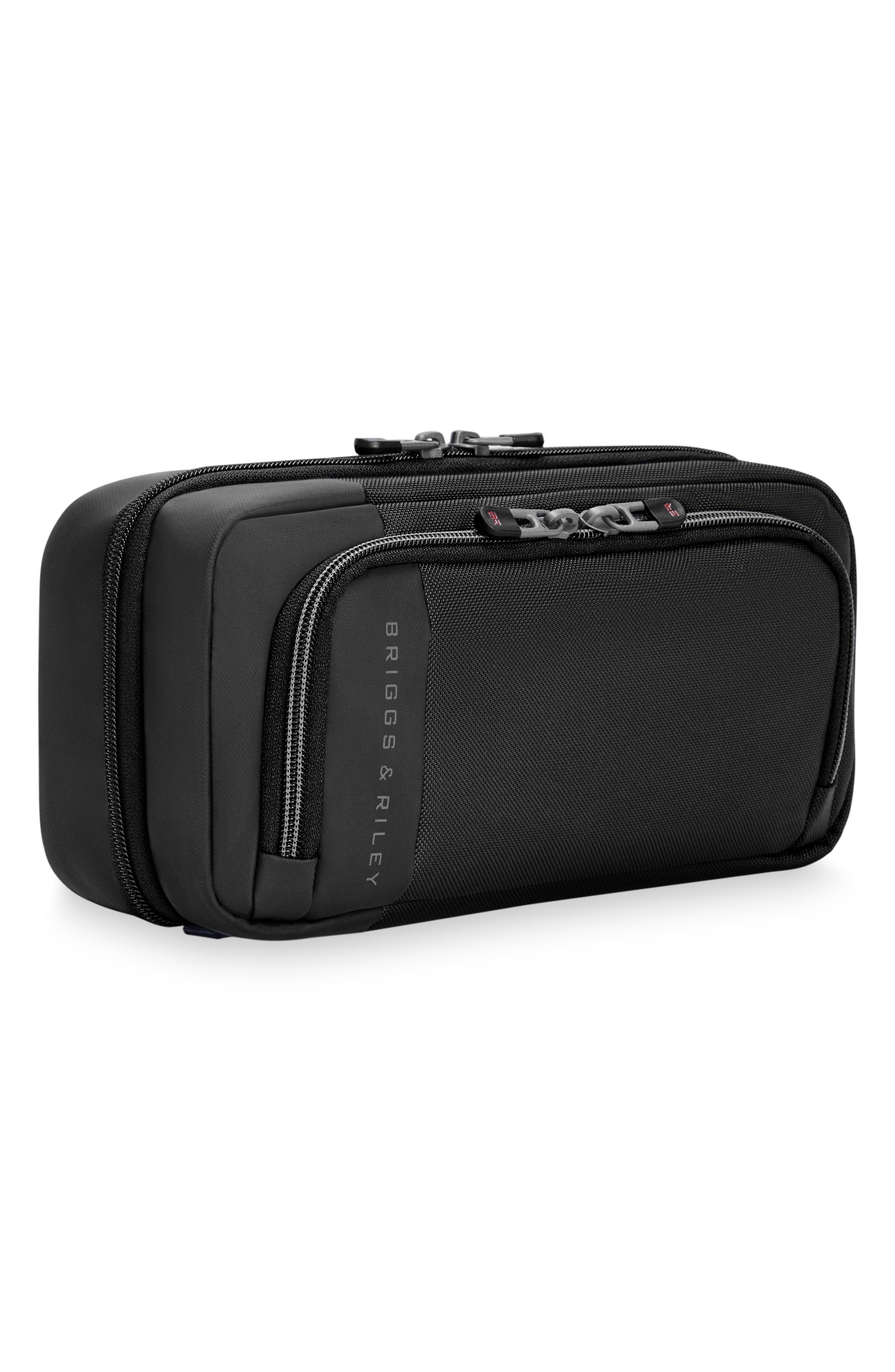 Briggs & Riley ZDX Hanging Toiletry Bag, Alternate, color, Black