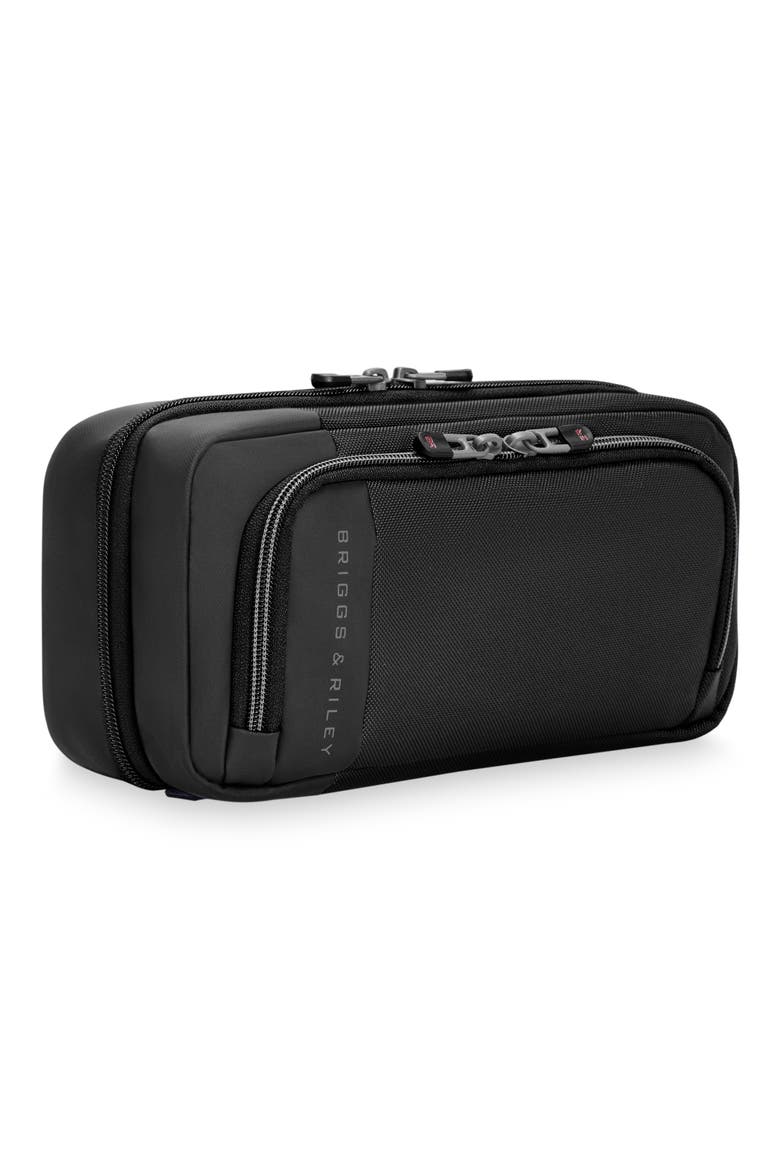 ZDX Hanging Toiletry Bag, Alternate, color, BLACK