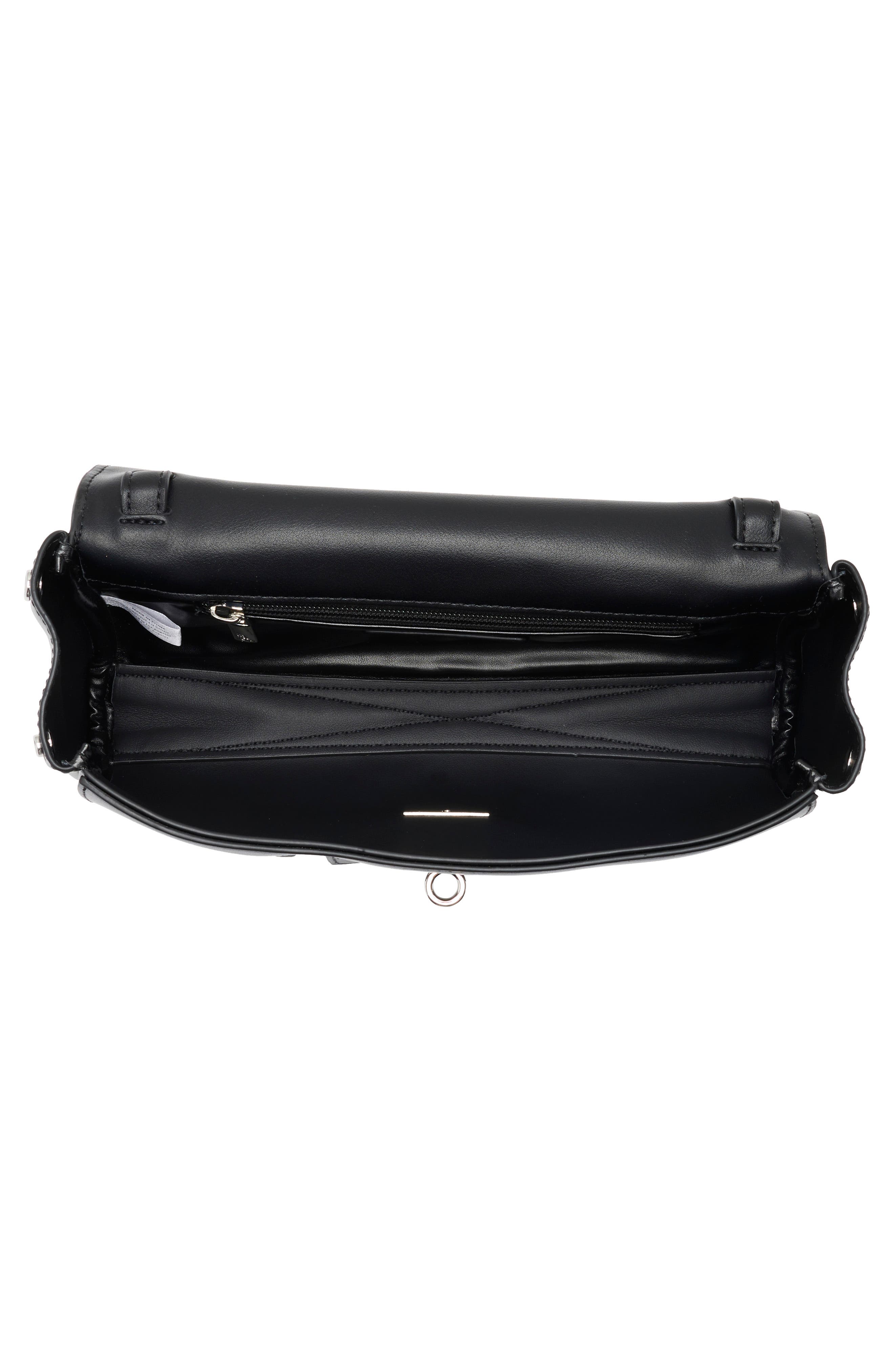 Melie Bianco Stevie Top Handle Handbag, Alternate, color, Black