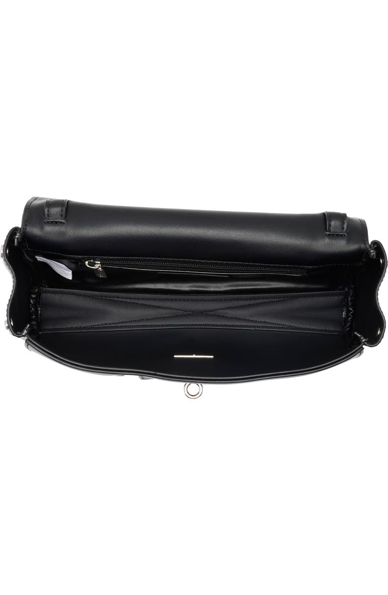 Melie Bianco Stevie Top Handle Handbag, Alternate, color, Black