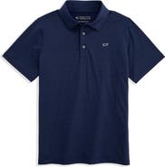 vineyard vines Kids' Air Tech Mesh Performance Polo