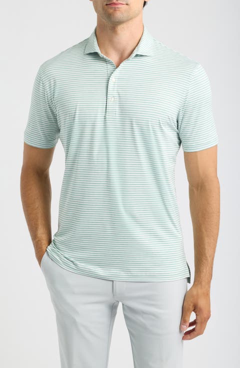 Seymour Stripe Featherweight Performance Polo
