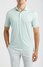 johnnie-O Seymour Stripe Featherweight Performance Polo