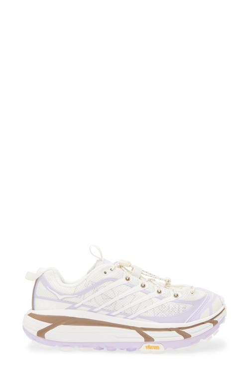 Hoka Mafate Three2 Wordmark Sneaker In White