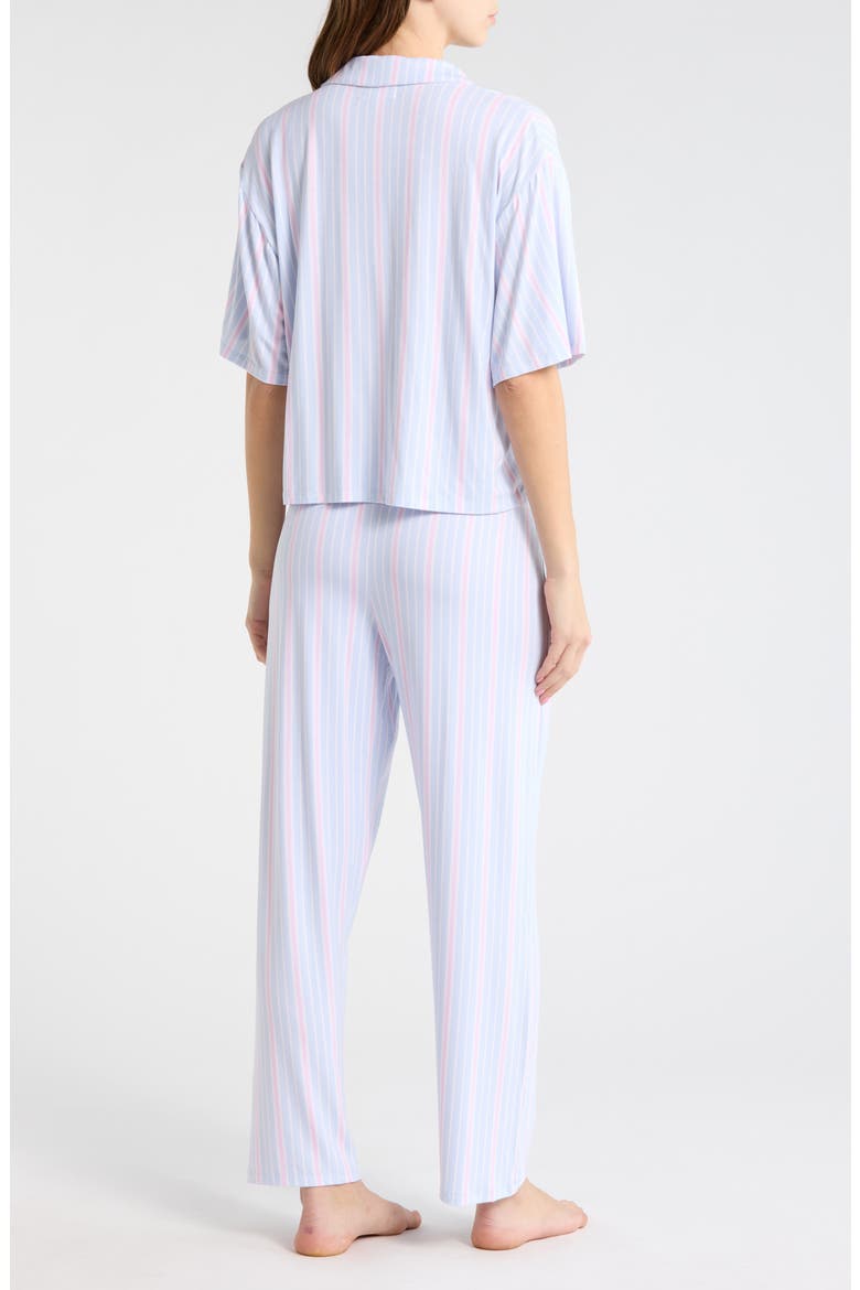 Sleepy Head Pajamas, Alternate, color, BLUE F- PINK P JULIANA STRIPE