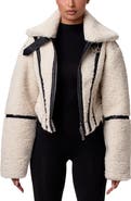 Naked Wardrobe Reversible Faux Shearling Jacket