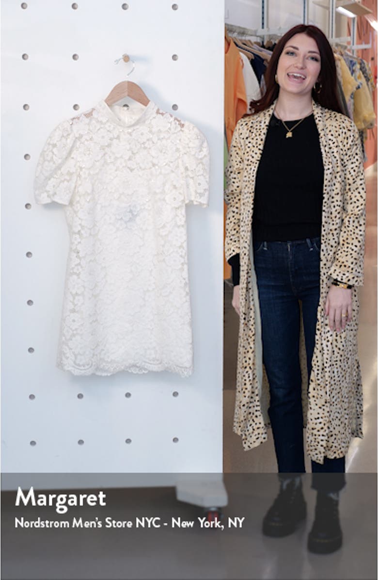 The Shift Lace Minidress, sales video thumbnail