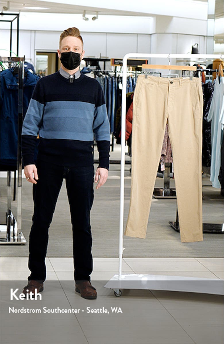 Stretch Cotton Straight Leg Chinos, sales video thumbnail