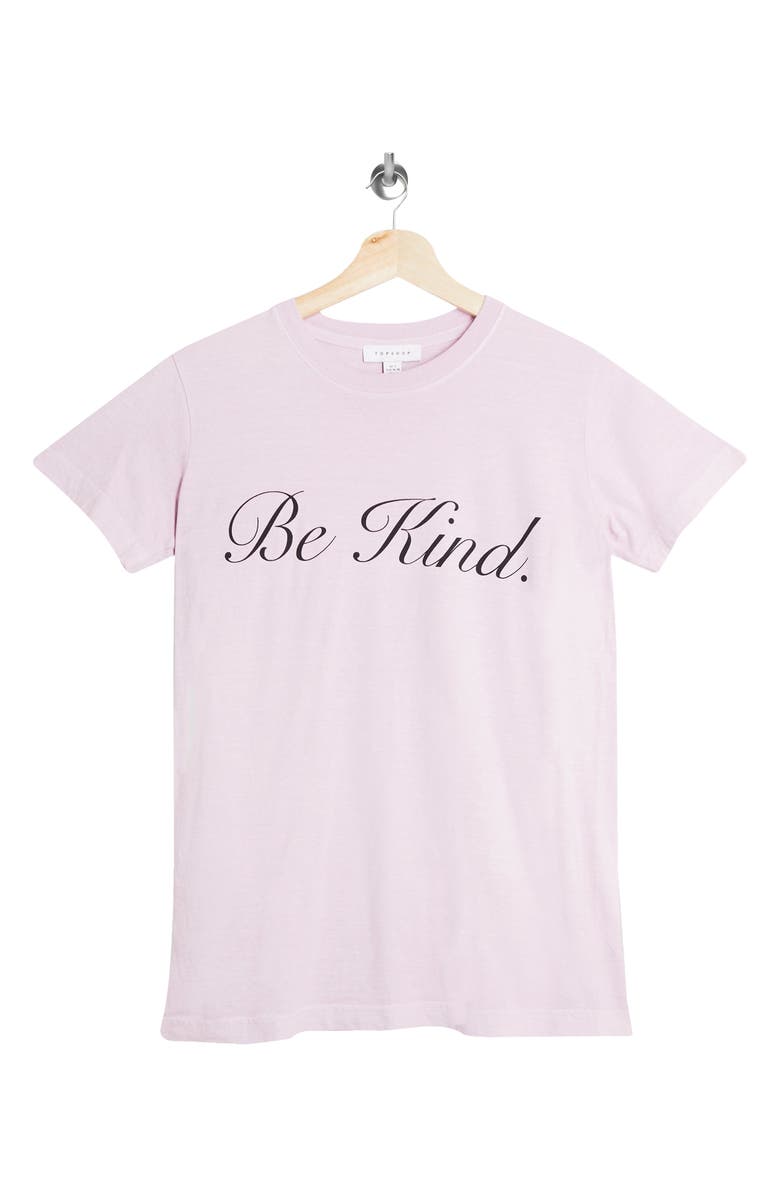 Topshop Be Kind Graphic Tee, Alternate, color, 