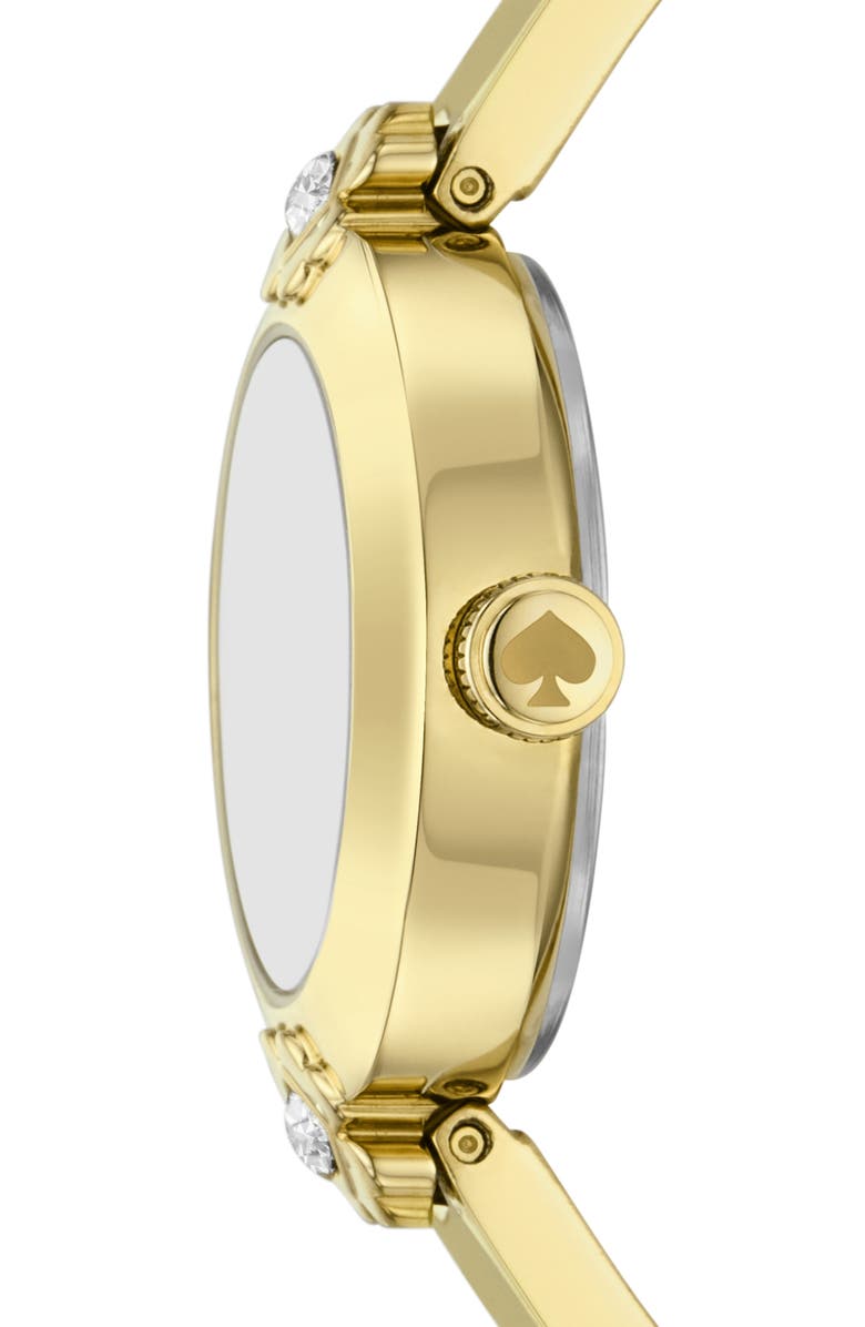 Kate Spade New York monroe bangle watch, 24mm case, Alternate, color, Gold