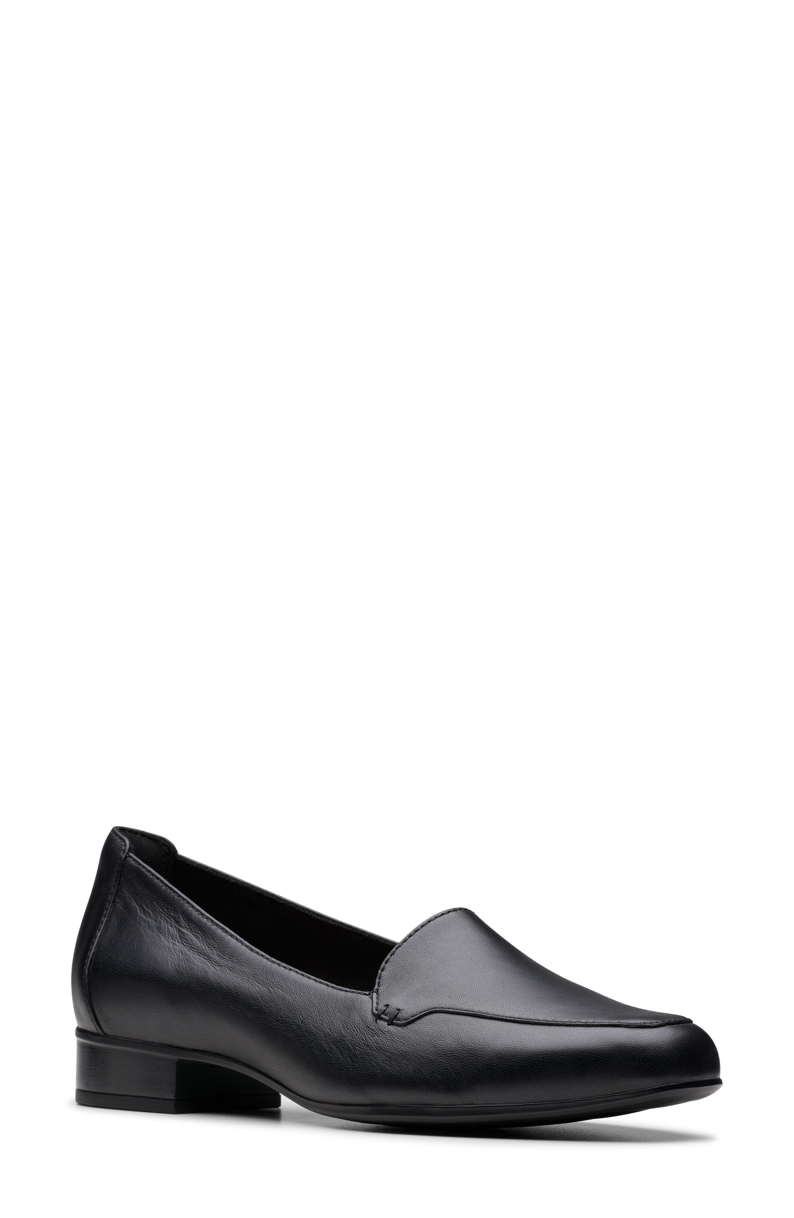 Clarks<sup>®</sup> Krystine Lily Pump, Main, color, Black Leather