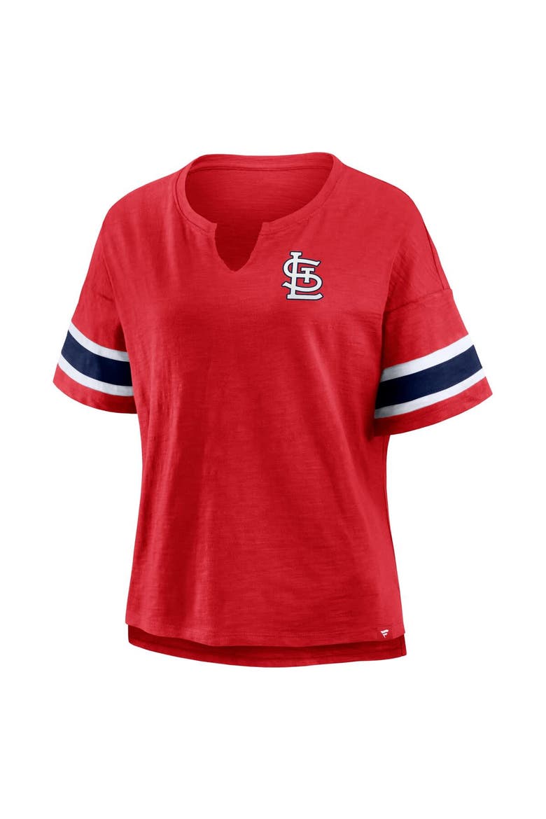 Women's Fanatics Red St. Louis Cardinals Curl Route T-Shirt, Alternate, color, Red