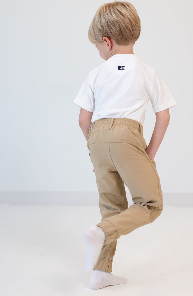 Courtside Kids Boys Dress Jogger Pant, Alternate, color, Khaki