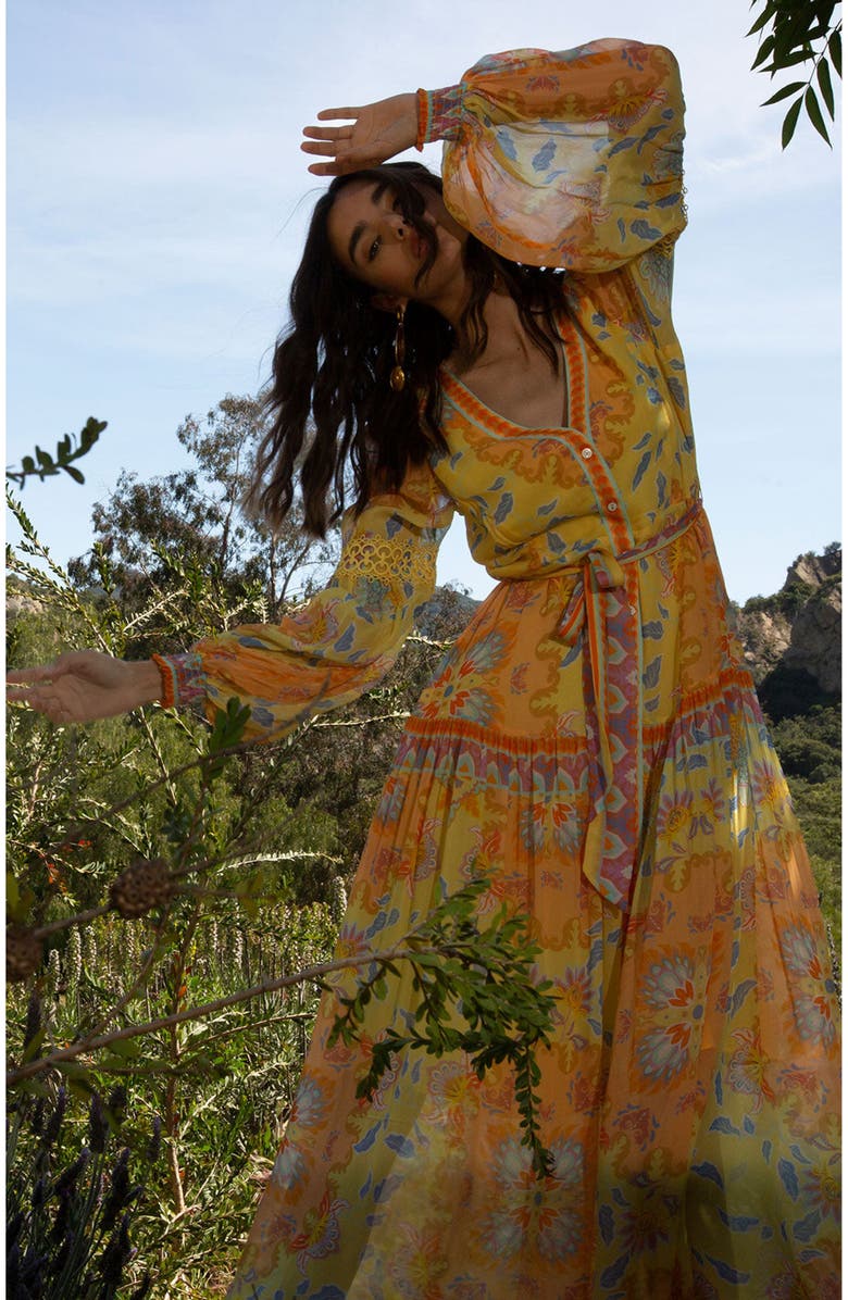 Hale Bob Sophie Georgette Maxi, Main, color, 