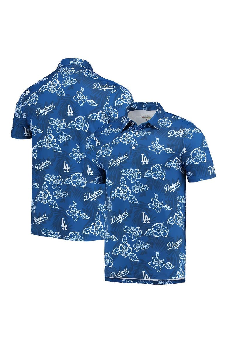 Men's Reyn Spooner Royal Los Angeles Dodgers Performance Polo, Alternate, color, Royal