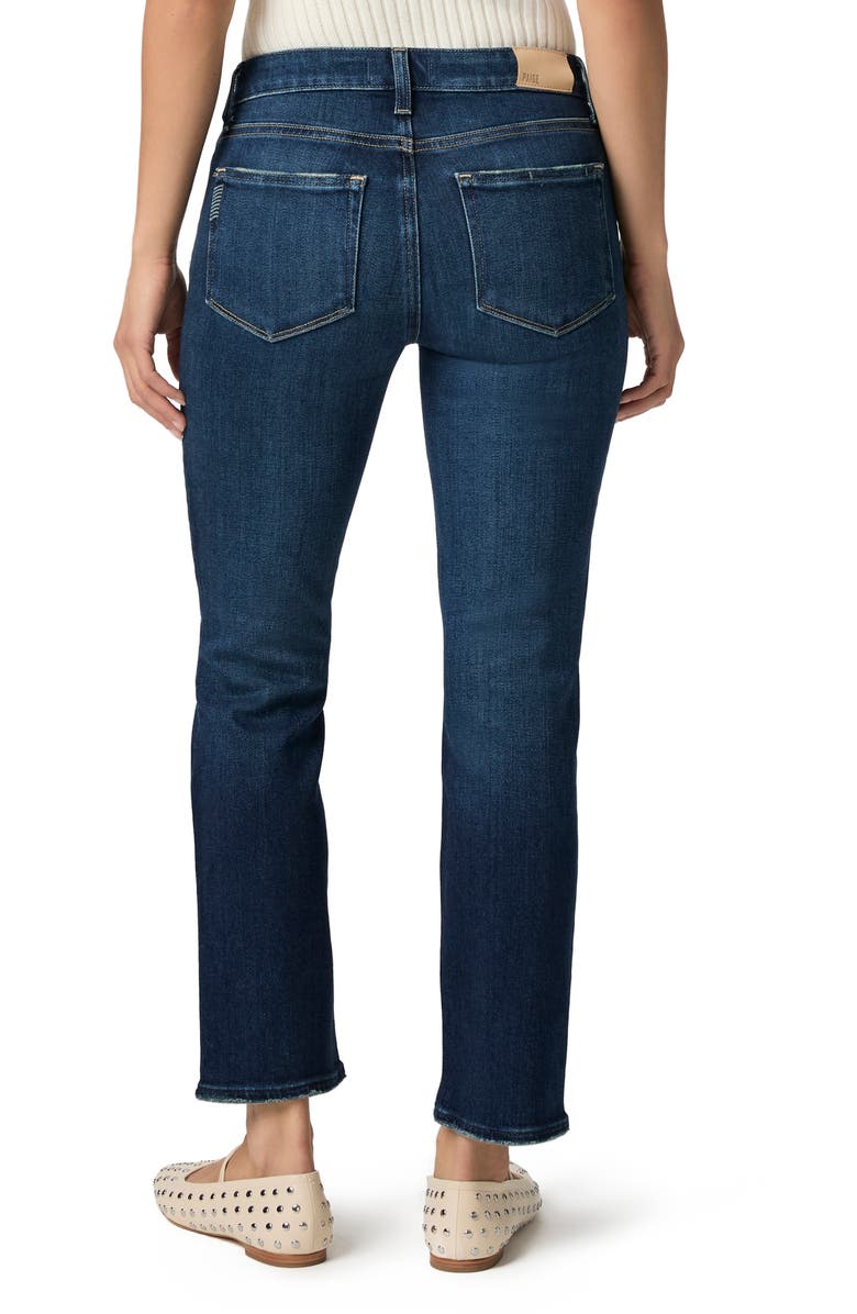 PAIGE Amber Mid Rise Ankle Straight Leg Jeans, Alternate, color, Overdrive