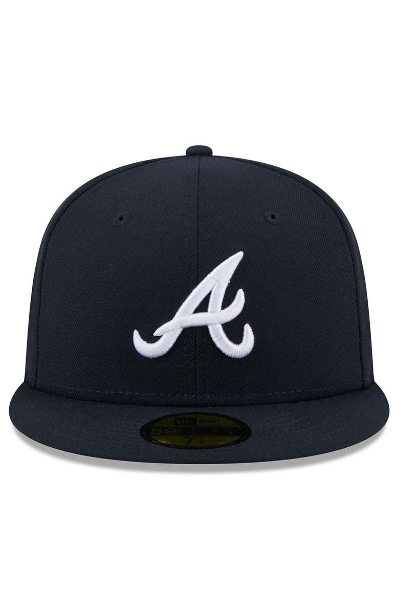 New Era Men's New Era  Navy Atlanta Braves 2025 Jackie Robinson Day 59FIFTY Fitted Hat, Alternate, color, 