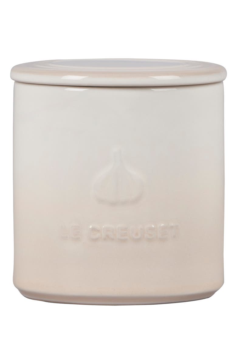 Le Creuset Stoneware Garlic Keeper, Main, color, Meringue