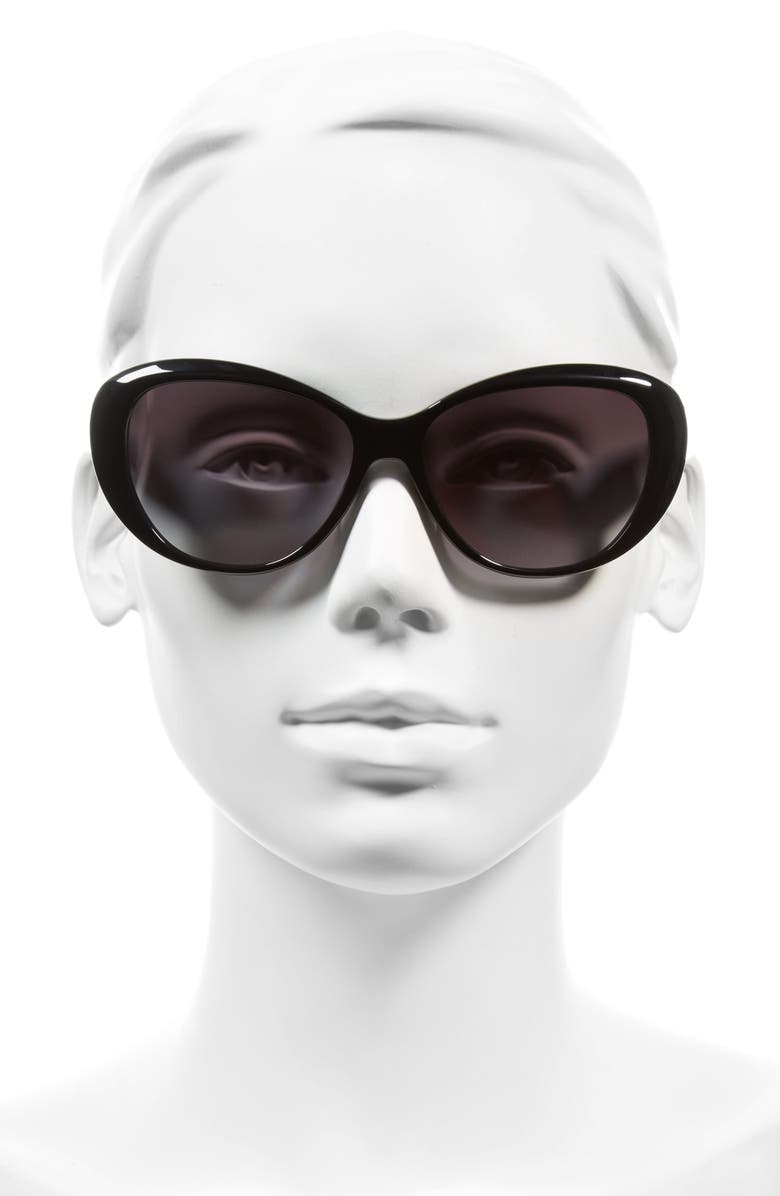 Tory Burch 56mm Cat Eye Sunglasses, Alternate, color, 