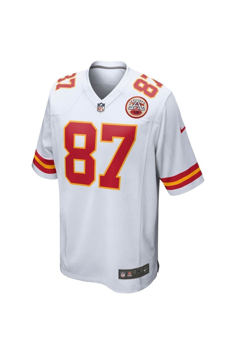 Youth Nike Travis Kelce White Kansas City Chiefs Game Jersey, Alternate, color, WHITE