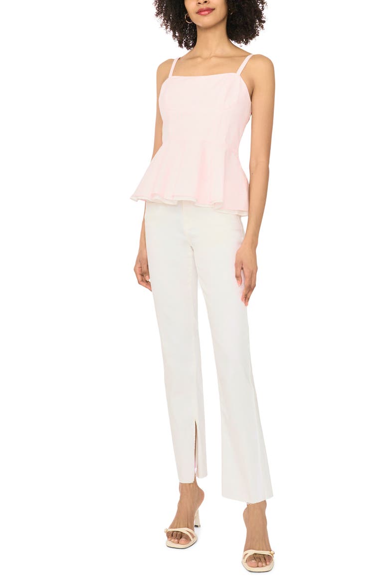 Fitted Peplum Top, Alternate, color, TENDER TOUCH