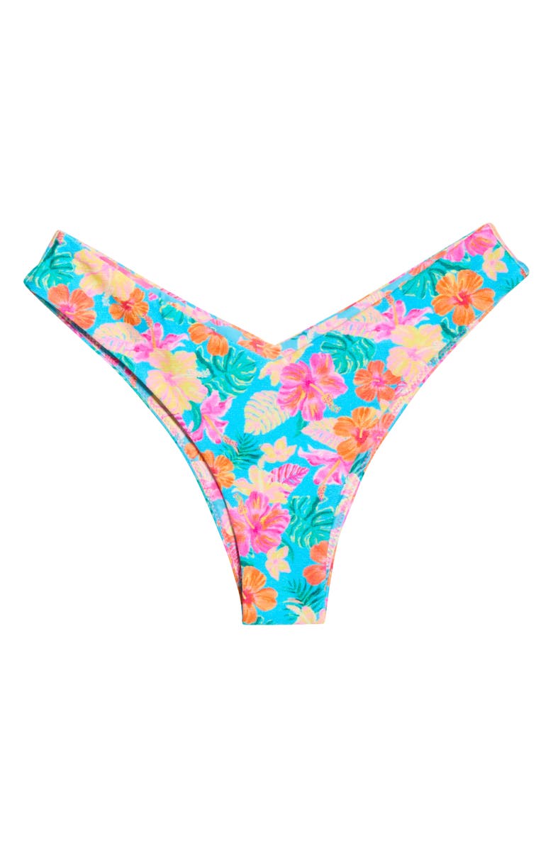 Kulani Kinis V-Cut Bikini Bottoms, Alternate, color, Paradise Pop