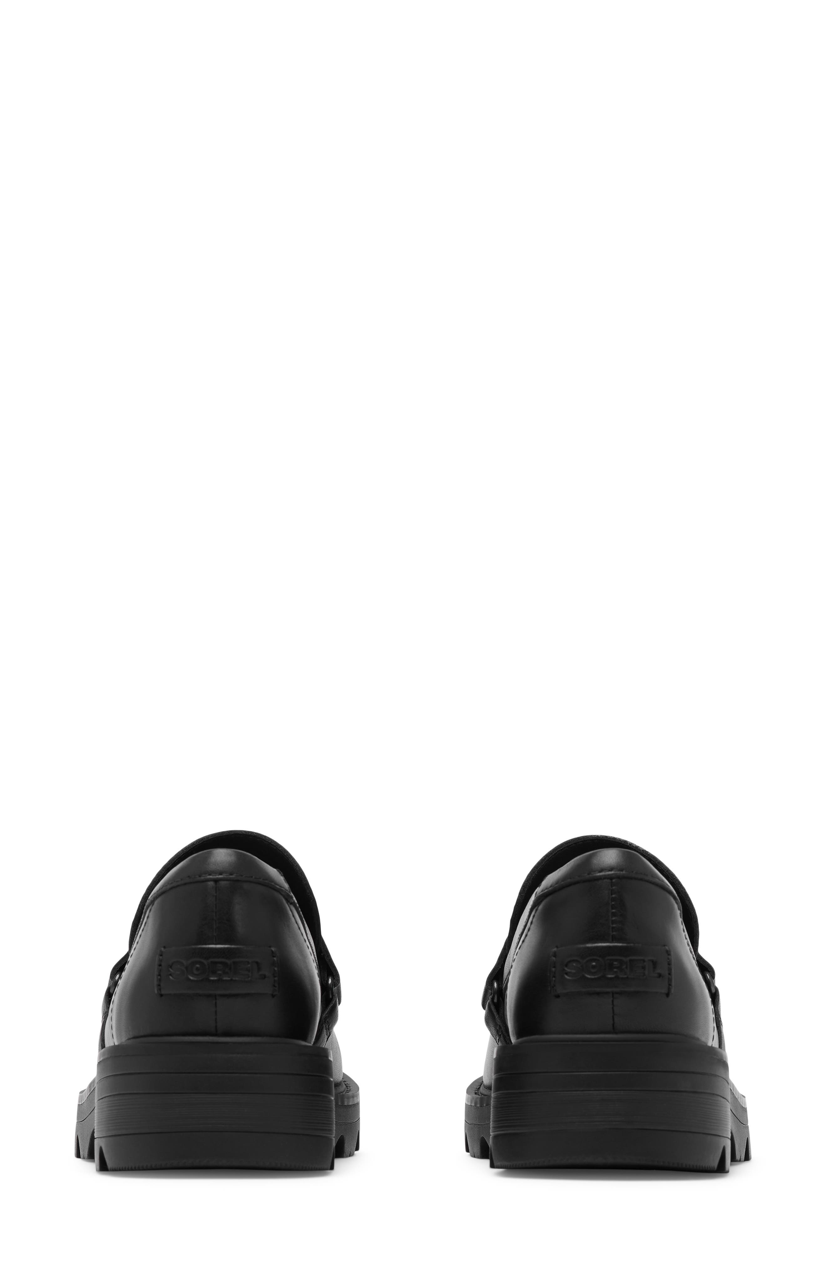 Revel Ave Leather Loafer, Alternate, color, BLACK/ BLACK