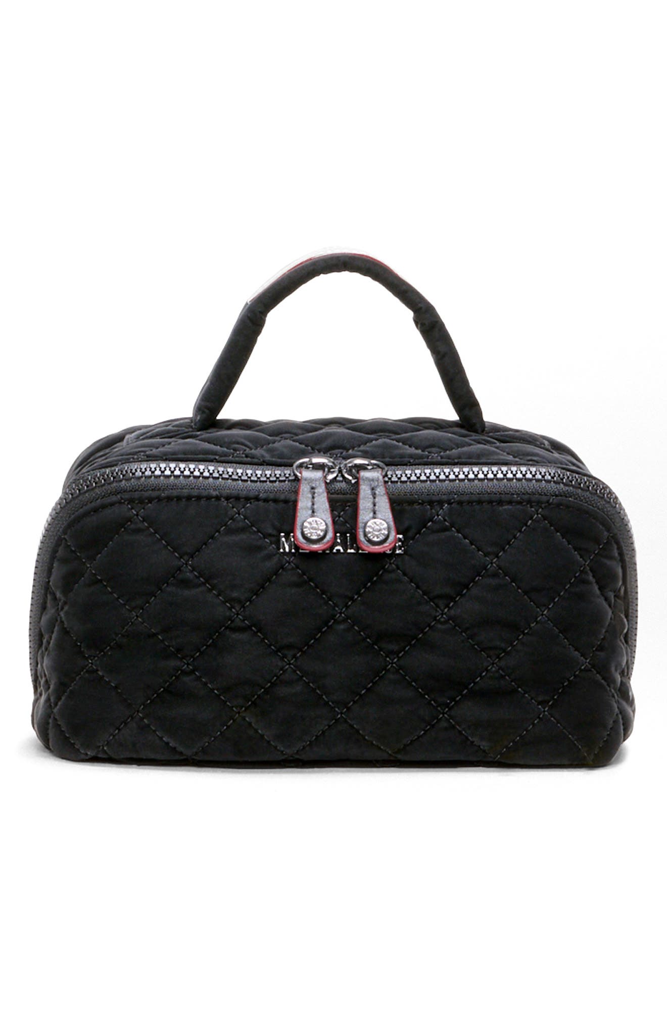 Metro Accordion Cosmetic Case, Main, color, TECH VELVET