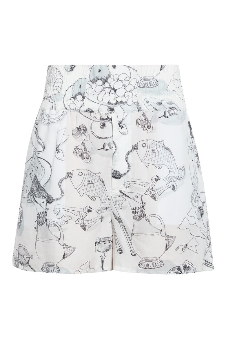 Le Boxer Boxer Shorts, Main, color, PRINT TABLE OFF-WHITE/ BLA