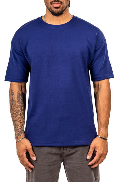 Ascensionsolid 0103 Blue Crewneck T-Shirt