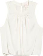 Cinq à Sept Sleeveless Satin Top
