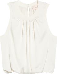Cinq à Sept Sleeveless Satin Top