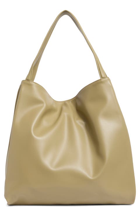 Slouchy Accordion Shoulder Bag