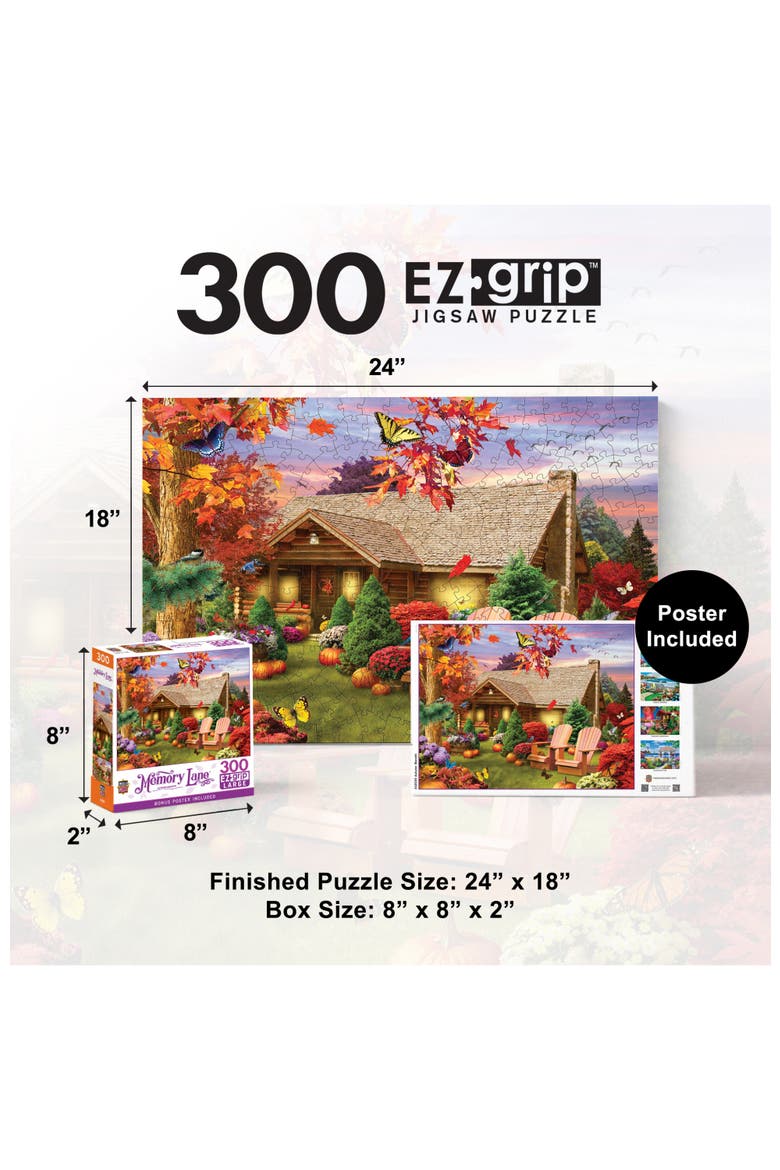 Autumn Warmth 300 Piece Jigsaw Puzzle, Alternate, color, Multicolor