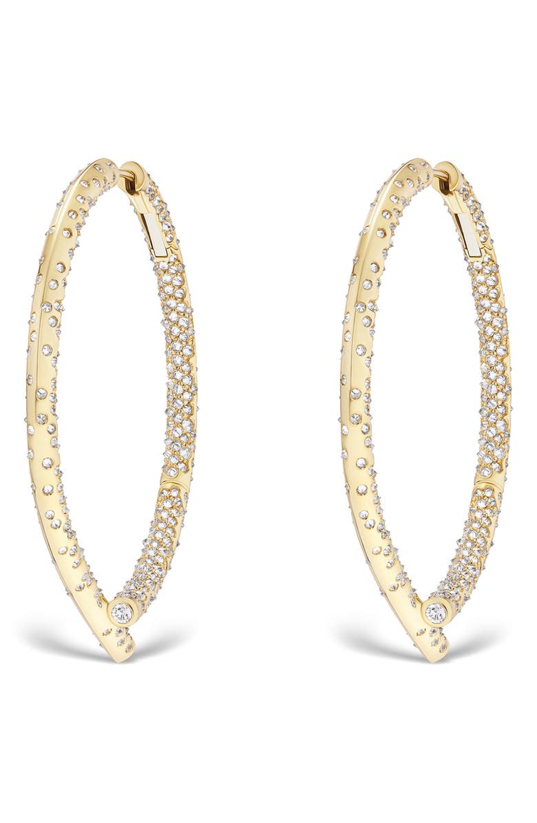 TABAYER Oera Pavé Diamond Orb Earrings, Alternate, color, Yellow Gold