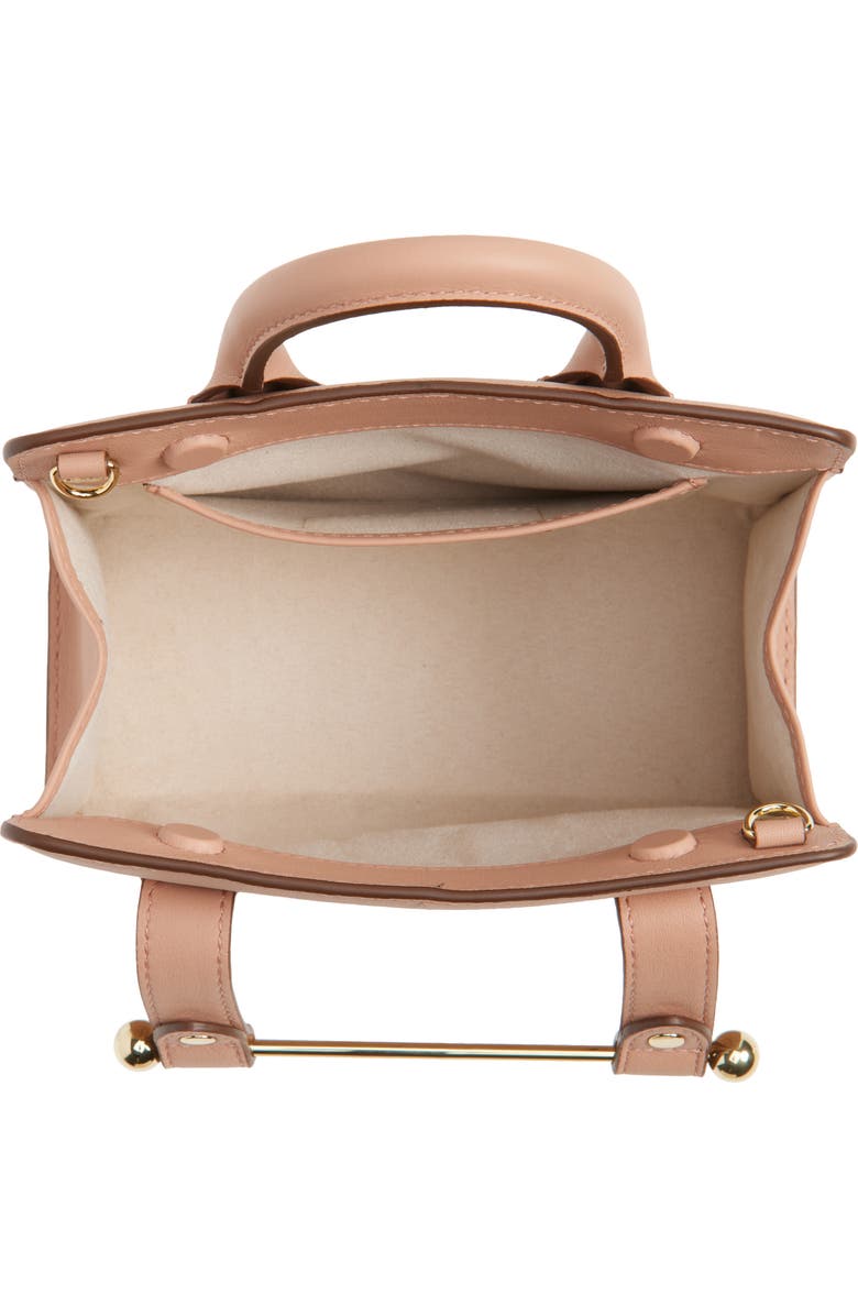 Strathberry Nano Leather Tote, Alternate, color, Rose