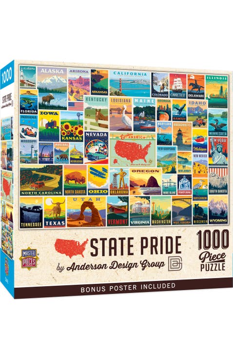 State Pride 1000 Piece Jigsaw Puzzle