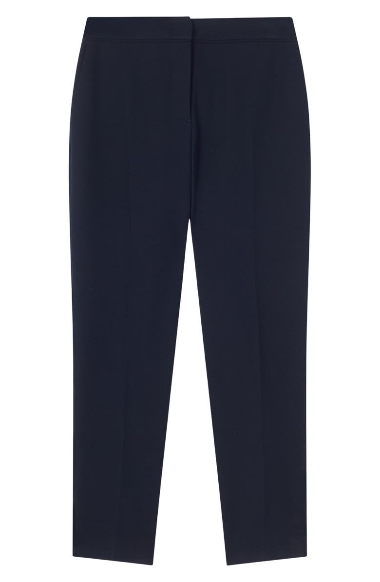 LK Bennett Wiley Crepe Slim Fit Pants, Alternate, color, Blue Navy