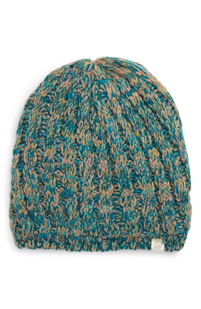 Treasure & Bond Marled Knit Beanie, Main, color,