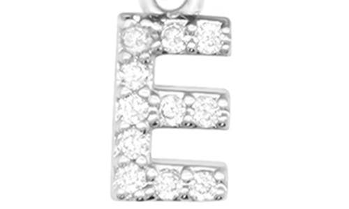 Adornia Initial & Heart 2-pack Stretch Bracelets In Silver-e