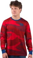 STARTER Men's Starter Red New York Giants Thursday Night Gridiron Long Sleeve T-Shirt