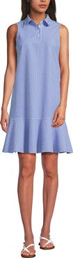 Lands' End Seersucker Tennis Dress