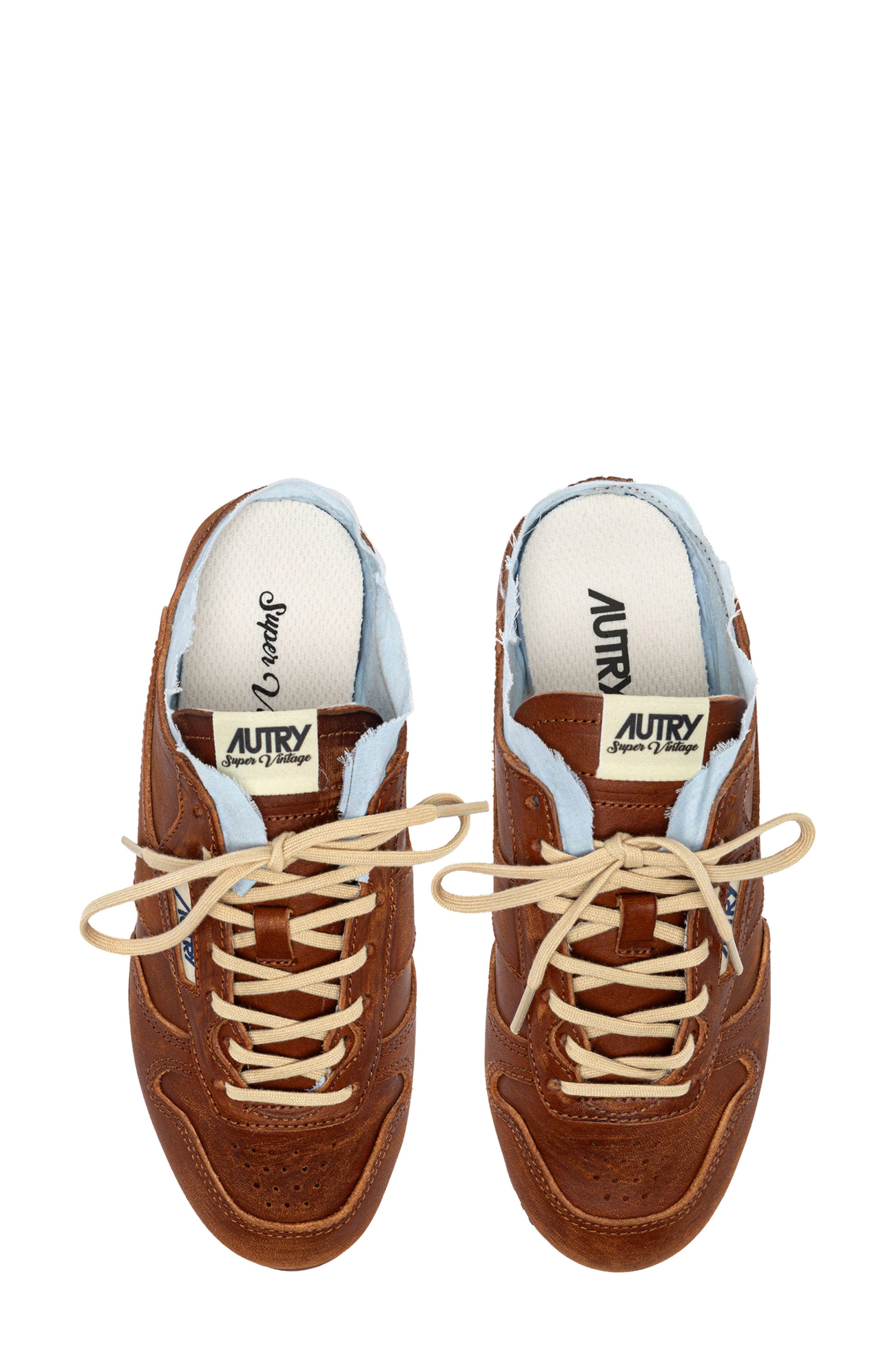 AUTRY Windspin Super Vintage Mule Sneaker, Alternate, color, Brown / Azure