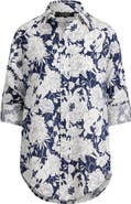 Lauren Ralph Lauren Karrie Floral Linen Button-Up Shirt